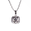Moissanite Diamond Necklace: S925 Halo Design