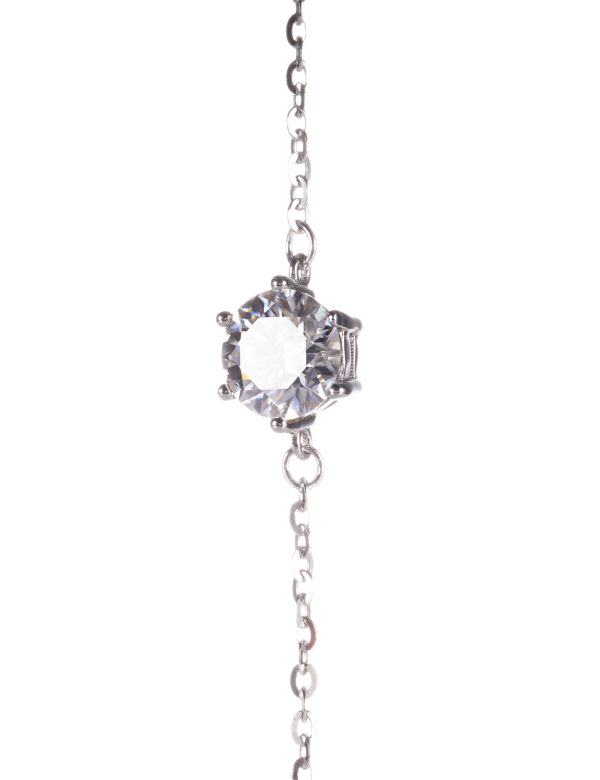 Moissanite Bracelet: Six-Prong 1-Carat