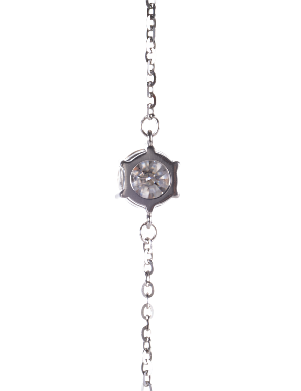 Moissanite Bracelet: Six-Prong 1-Carat