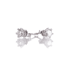 S925 0.5Carat Moissanite Six-Prong Earrings