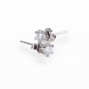 S925 1 Carat Moissanite Six-Prong Earrings