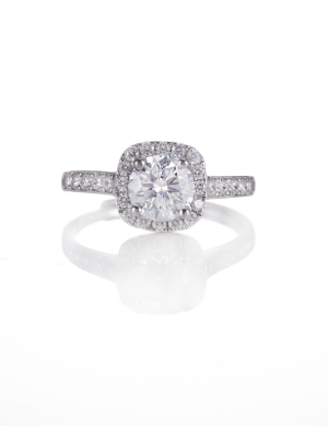 1 Carat Moissanite True Love Ring