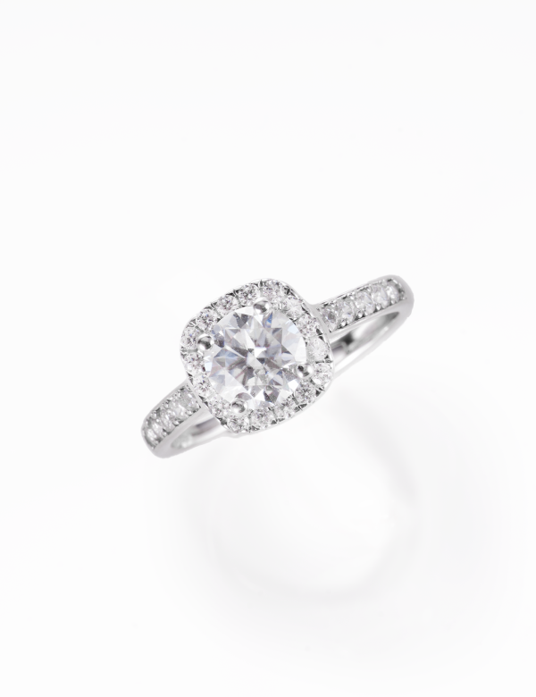 1 Carat Moissanite True Love Ring