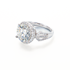 5 Carat Regal  Moissanite Halo Ring