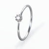 Moissanite Rings: Stackable S925 Silver Set