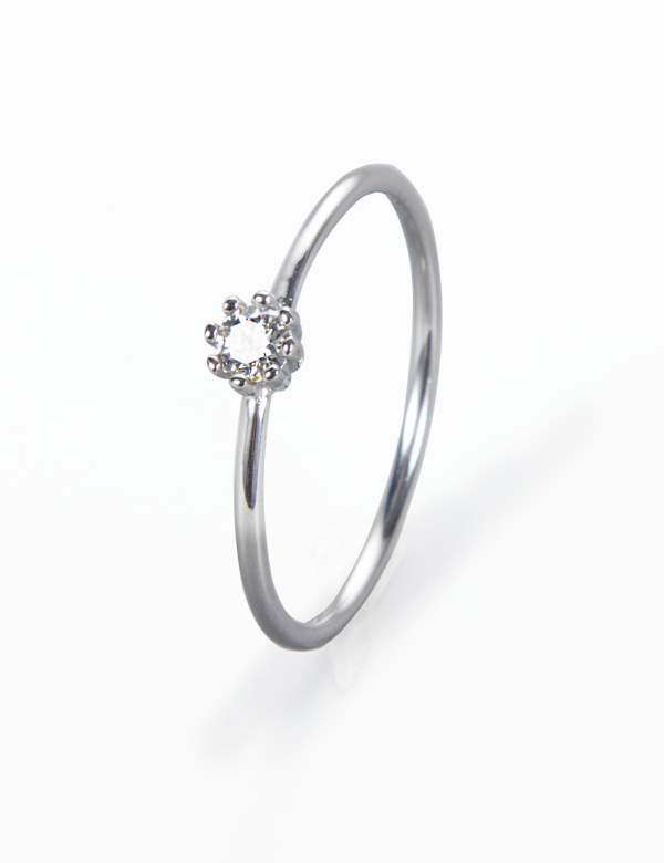 Moissanite Rings: Stackable S925 Silver Set