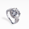 5 Carat Regal  Moissanite Halo Ring