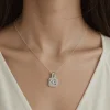 V钻 (1)-转换自-png Moissanite Pendant Necklace in Gleaming Square Design
