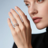 Moissanite Rings: Stackable S925 Silver Set