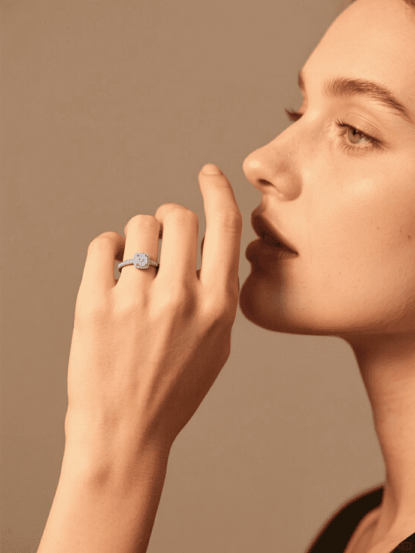 1 Carat Moissanite True Love Ring