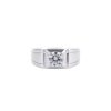 1ct Pyramid Matte Men’s Moissanite Ring