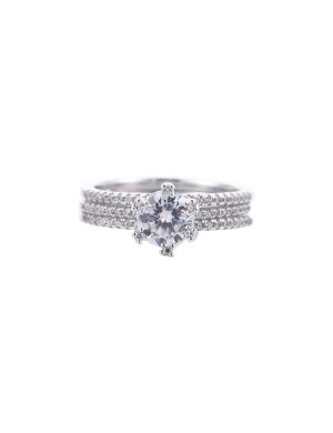 1ct 3-Way Stackable Moissanite Ring