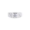 2ct Parallel Moissanite Men’s Ring