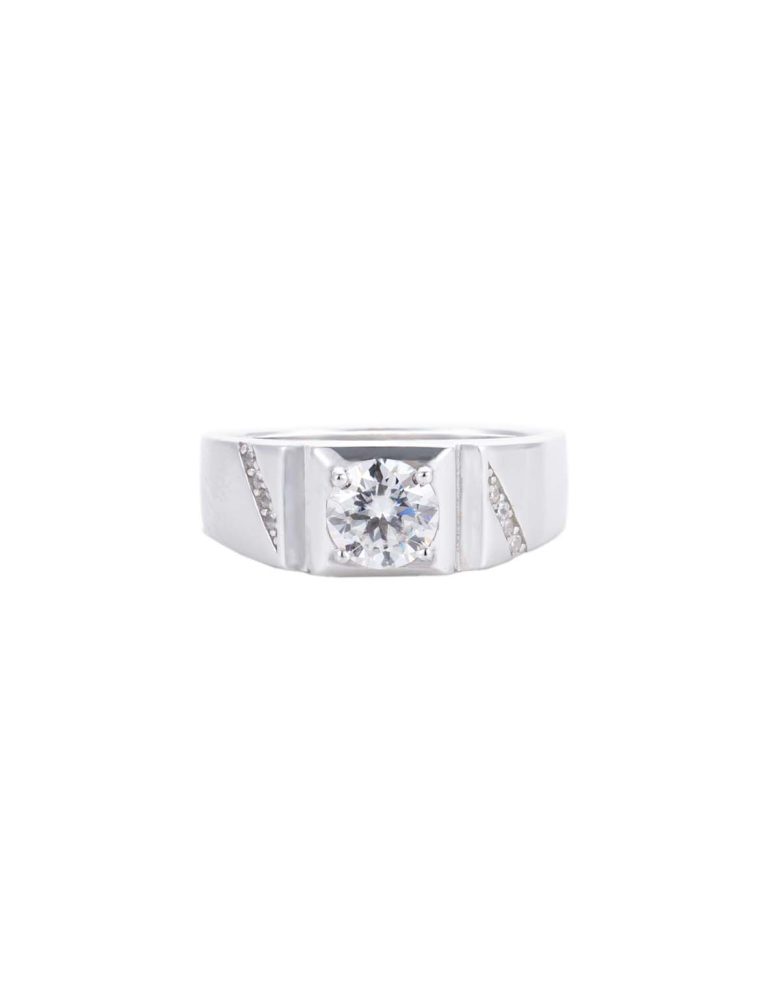 主1 2ct Parallel Moissanite Men’s Ring