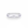 0.5 Carat Marquise Moissanite Silver Ring