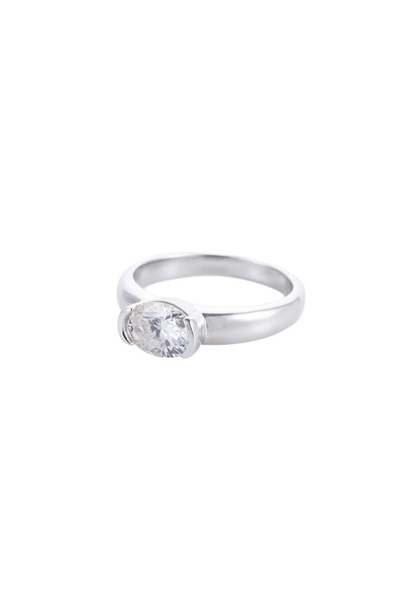 细节图1 1.5ct Moissanite Solitaire S925 Ring