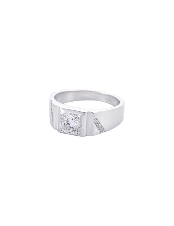 2ct Parallel Moissanite Men’s Ring