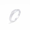 0.5 Carat Marquise Moissanite Silver Ring
