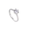 Six-Prong Classic Solitaire Ring