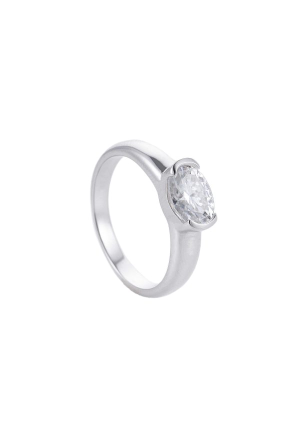 细节图3 1.5ct Moissanite Solitaire S925 Ring