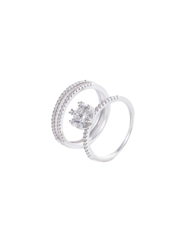 细节图3 1ct 3-Way Stackable Moissanite Ring